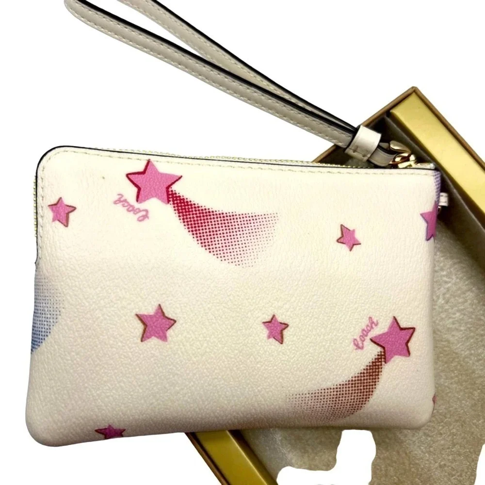 Coach Boxed Star Print Wristlet & Charms Gift Set – Holiday Ready – NWT - Picture 3 of 16